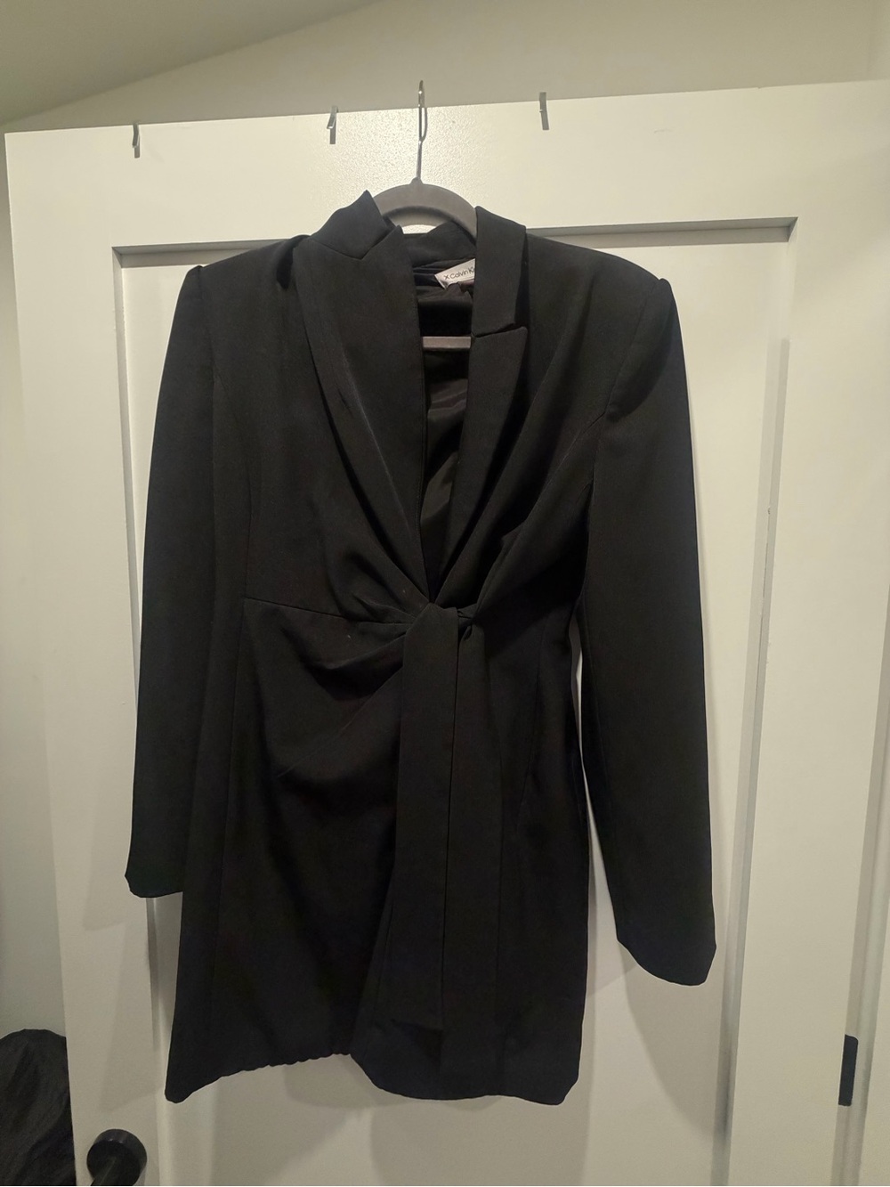 Calvin Klein Black Twist-Detail Women’s Blazer